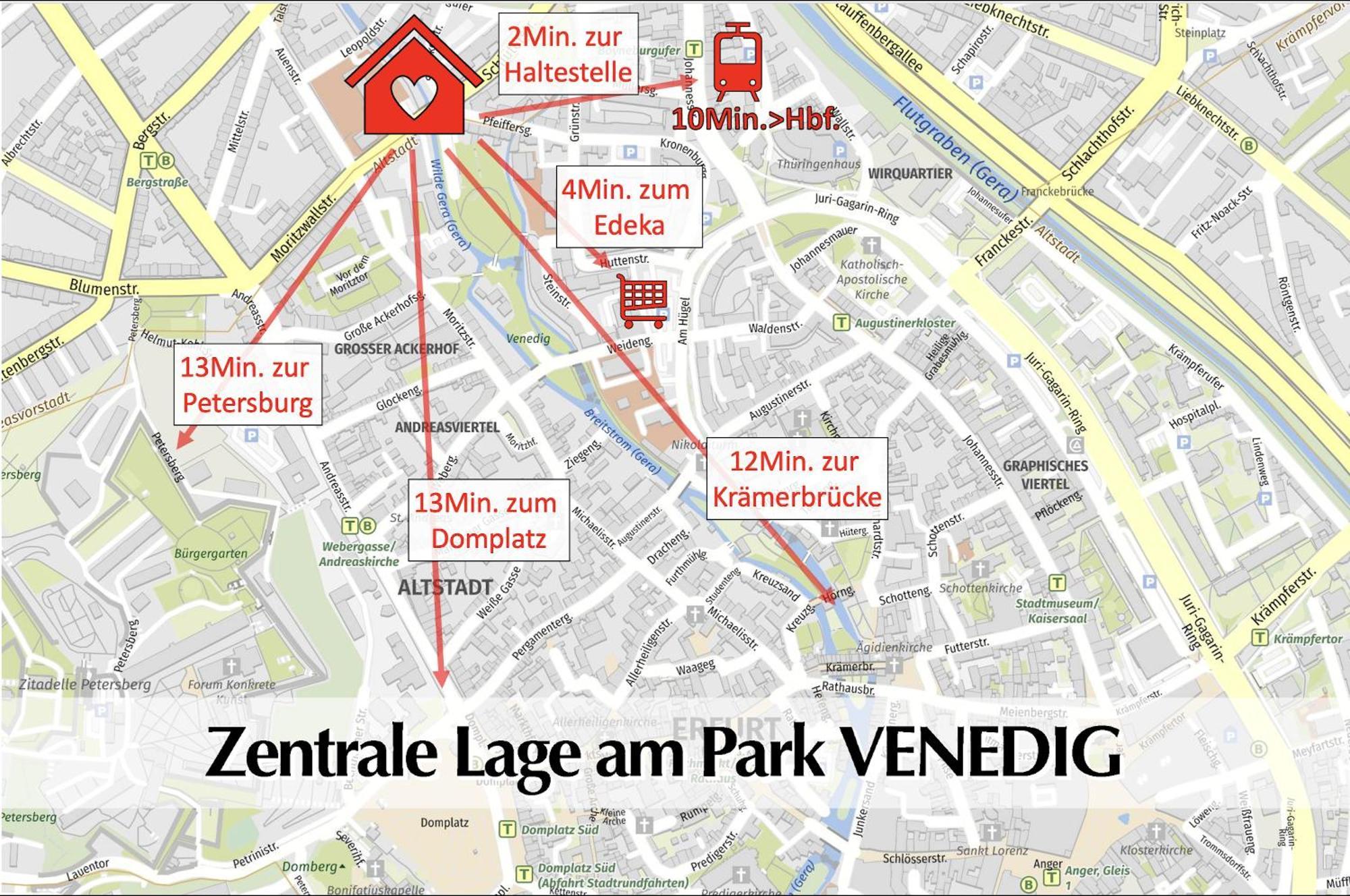 12 Fewos Im Jugendstilhaus Mit Aufzug, Terrasse, Kingsize-Bett, Smart-Tv, Etc Erfurt Esterno foto