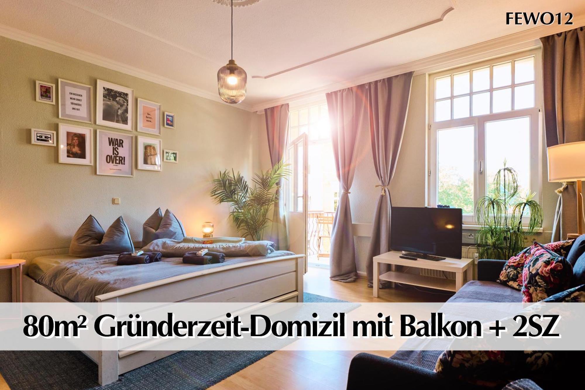 12 Fewos Im Jugendstilhaus Mit Aufzug, Terrasse, Kingsize-Bett, Smart-Tv, Etc Erfurt Esterno foto