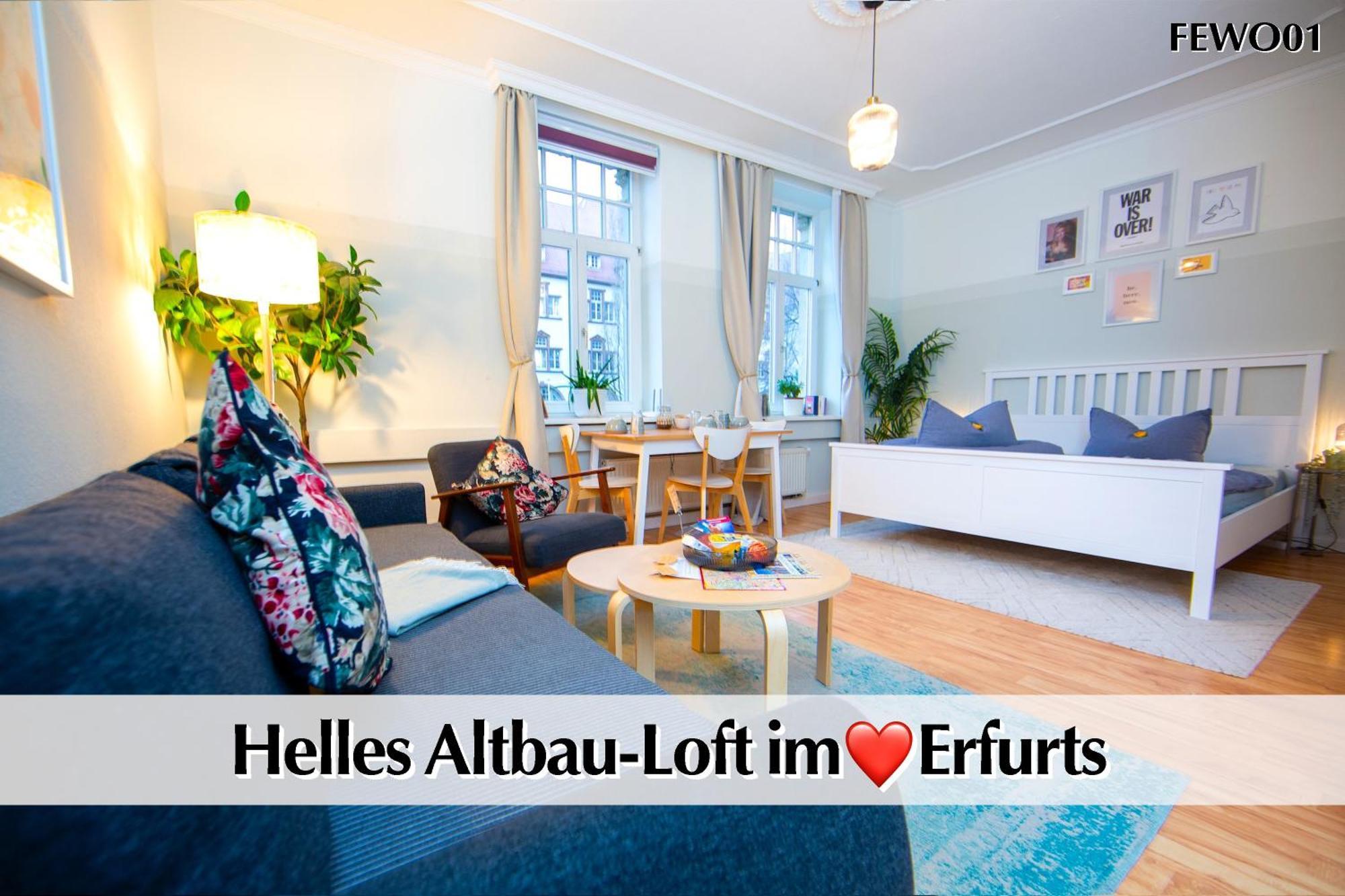 12 Fewos Im Jugendstilhaus Mit Aufzug, Terrasse, Kingsize-Bett, Smart-Tv, Etc Erfurt Esterno foto